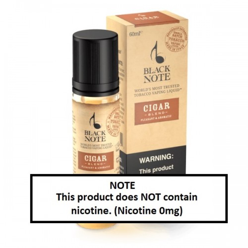 Black Note Cuban Cigar Blend 60ml (JAPAN Domestic Shipping)