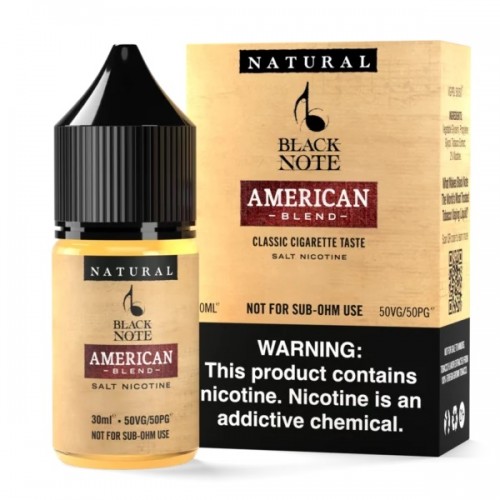 Black Note Salt American Blend 30ml