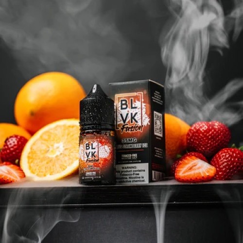 BLVK Fusion - Citrus Strawberry Ice Nicotine Salt 30ml