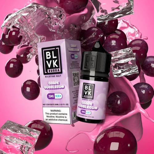 BLVK Bubba E-Liquid Grape Bubblegum Nicotine Salt 30ml