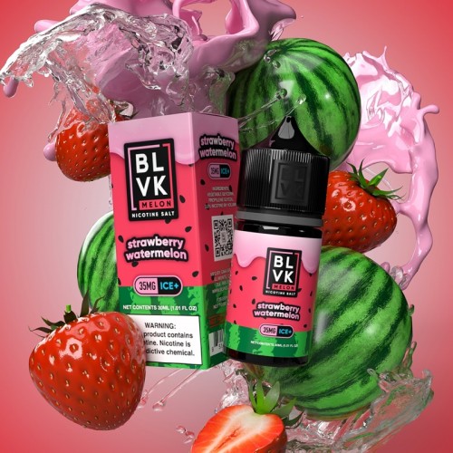 BLVK Melon E-Liquid Watermelon Strawberry Nicotine Salt 30ml