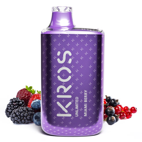 KROS 3 Unlimited 6000 Puffs Disposable - Miami Berry