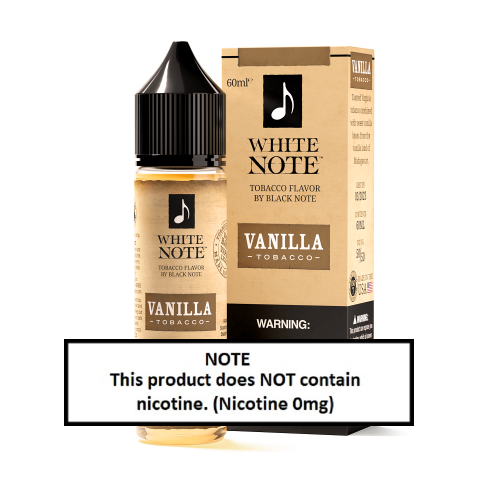 White Note Vanilla Tobacco 60ml (JAPAN Domestic Shipping)